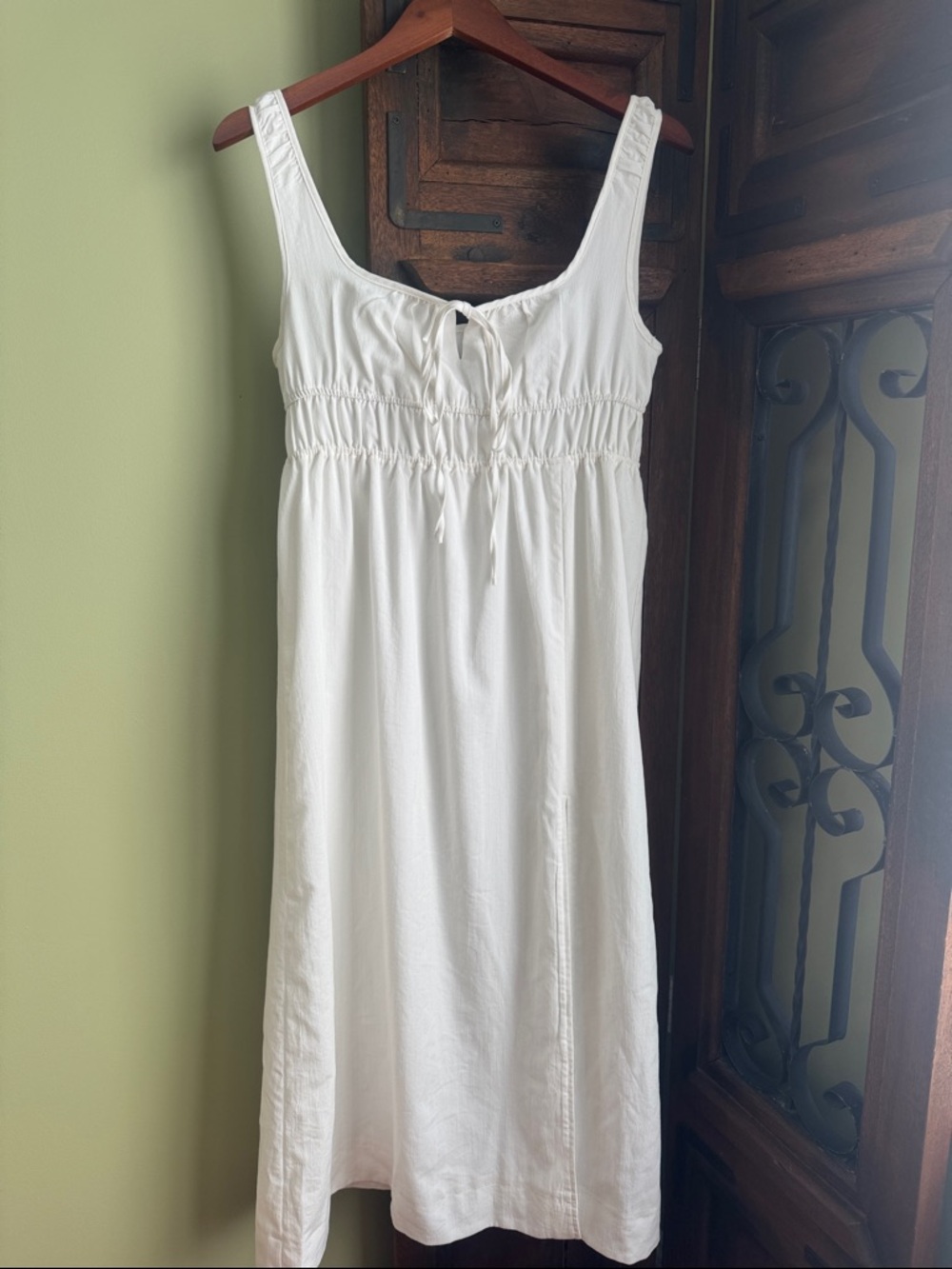 O.P.T.-Women's Summer Off White Dress - Large